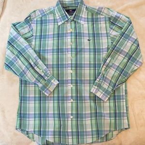Vineyard Vines Whale Dress Shirt - M